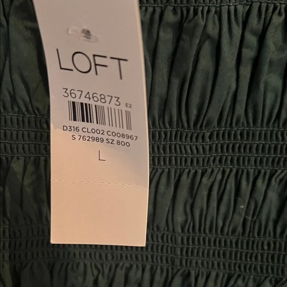 LOFT Dark Green Maxi Skirt - Picture 3 of 9